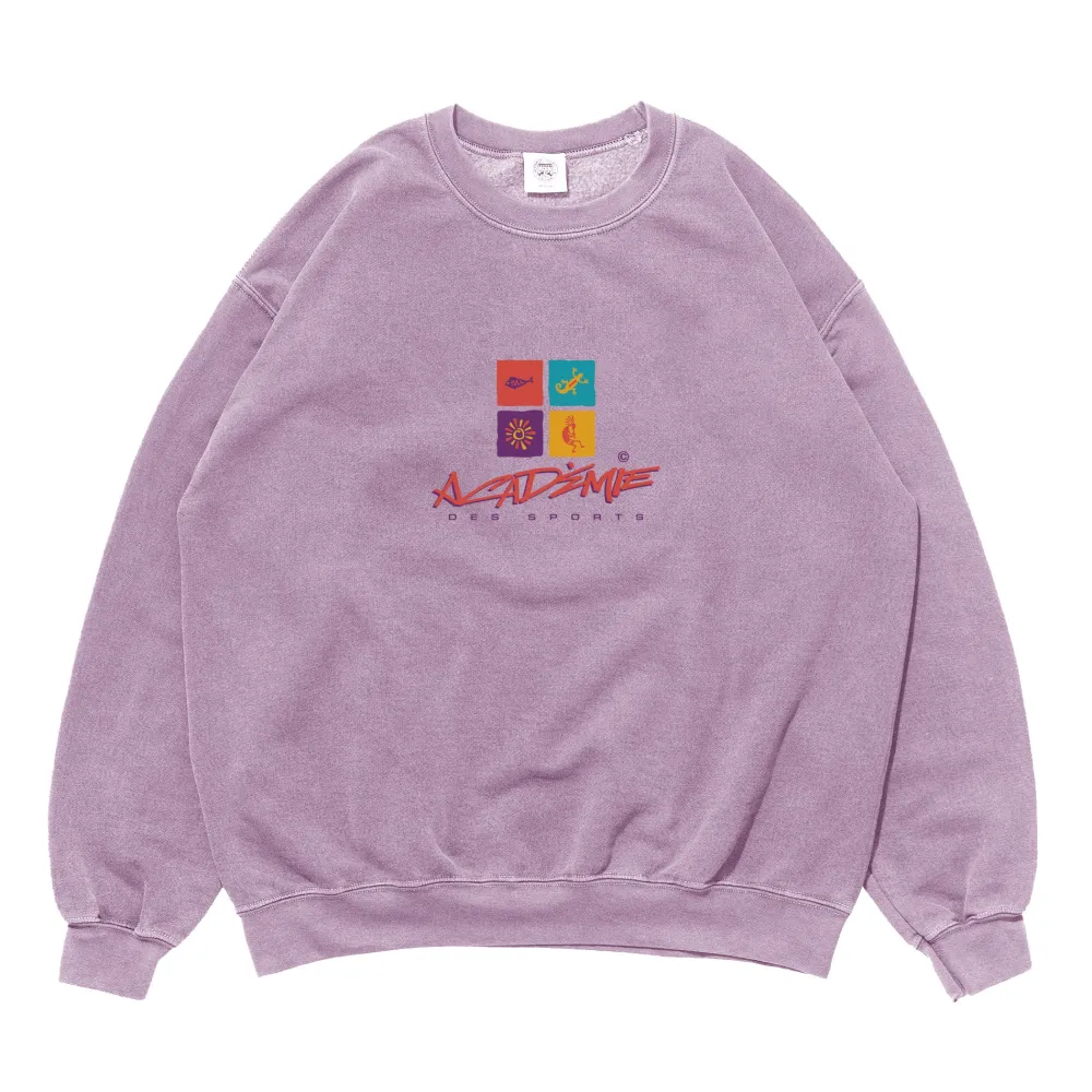 Vice 84 *10 Years Of* 'Sea Shapes' Sweater - Vintage Washed Mauve