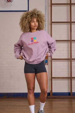 Vice 84 *10 Years Of* 'Sea Shapes' Sweater - Vintage Washed Mauve