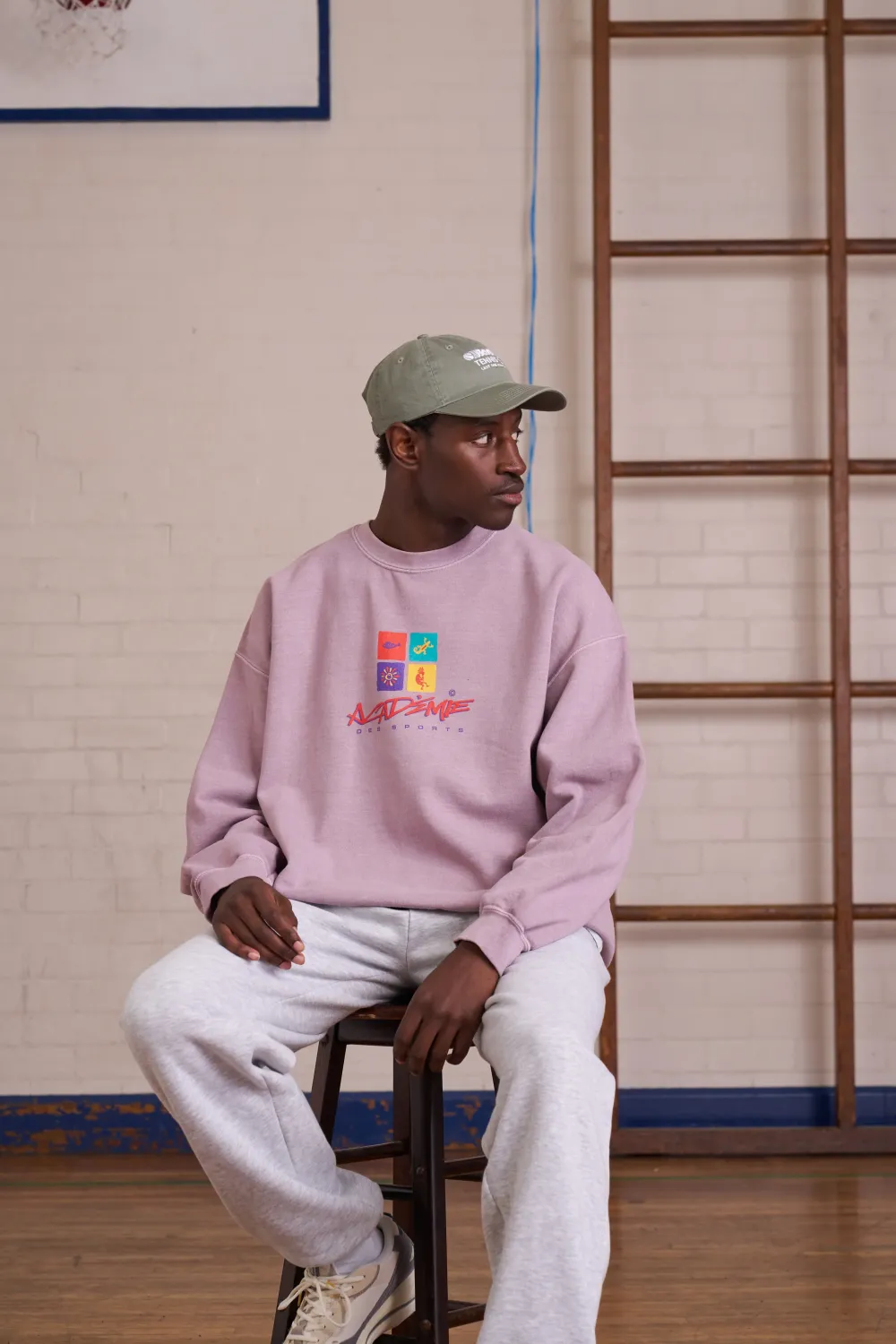 Vice 84 *10 Years Of* 'Sea Shapes' Sweater - Vintage Washed Mauve
