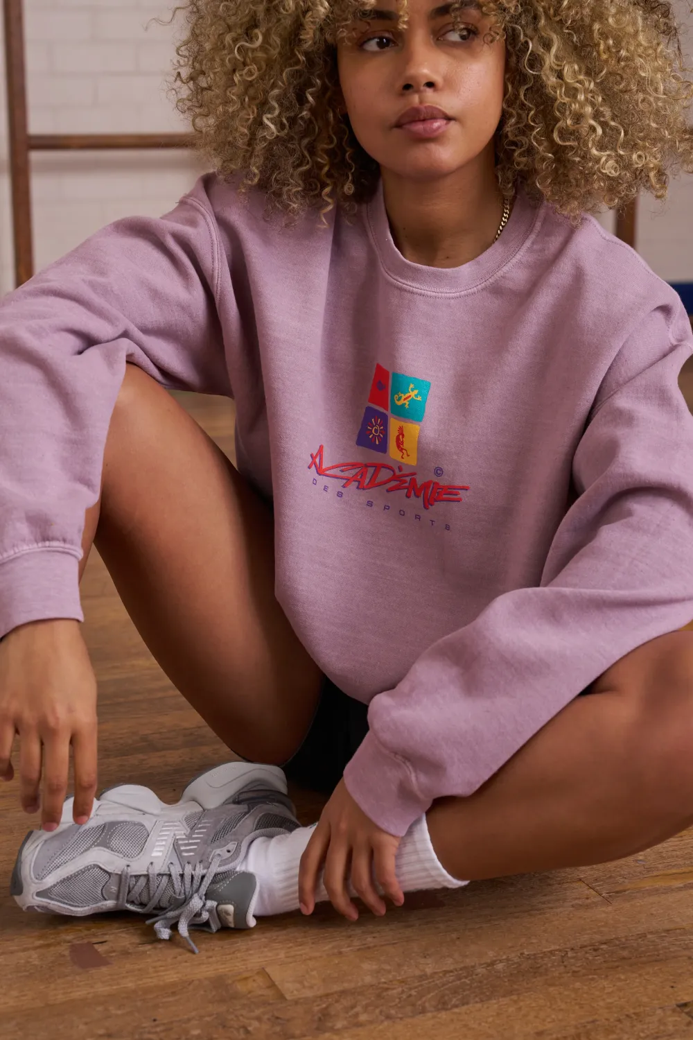 Vice 84 *10 Years Of* 'Sea Shapes' Sweater - Vintage Washed Mauve
