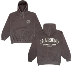Vice 84 *10 Years Of* '12th Round' Hoodie - Vintage Washed Brown
