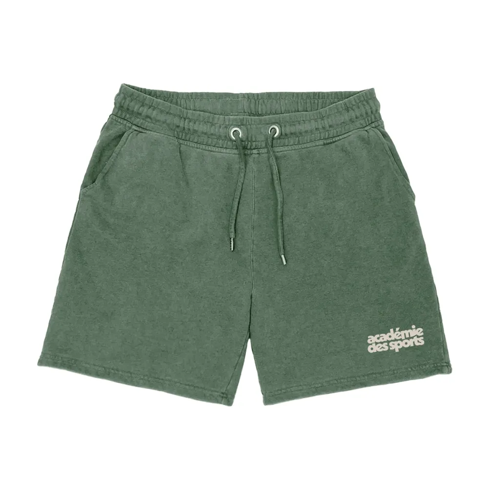 Vice 84 'Académie des Sports' Vintage Washed Shorts - Khaki