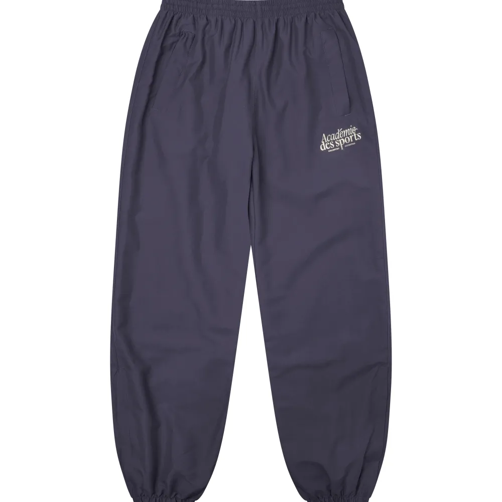 Vice 84 'Académie Des Sports Script' Nylon Trackpants - Navy