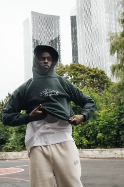 Vice 84 'Académie Des Sports Script' Hoodie - Pine