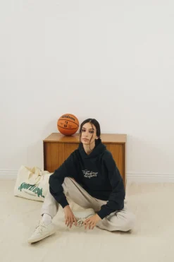 Vice 84 'Académie Des Sports Script' Hoodie - Pine