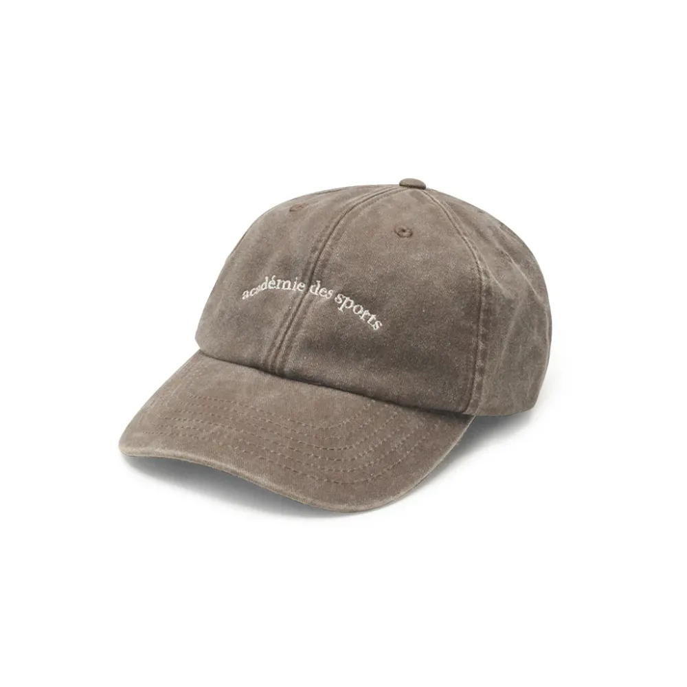 Vice 84 'Académie des Sports' Washed Cap - Brown