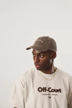 Vice 84 'Académie des Sports' Washed Cap - Brown