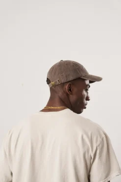 Vice 84 'Académie des Sports' Washed Cap - Brown