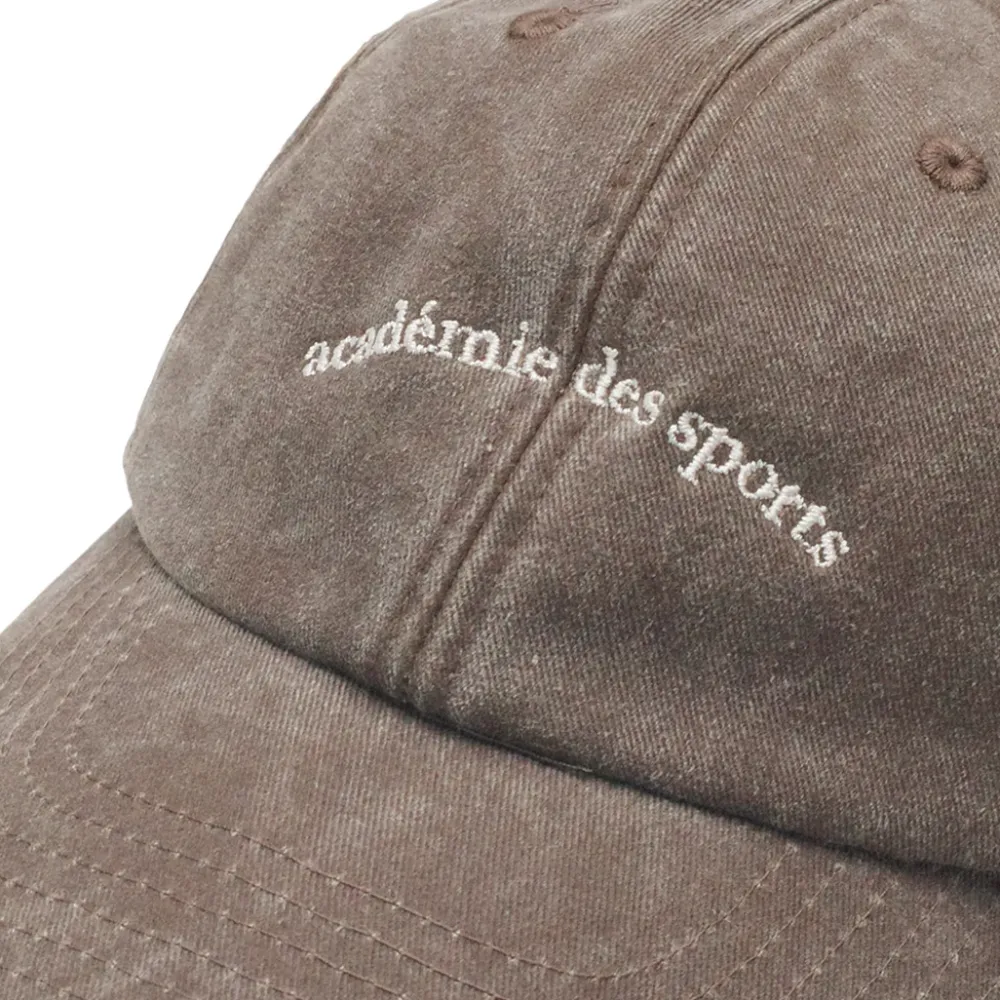 Vice 84 'Académie des Sports' Washed Cap - Brown