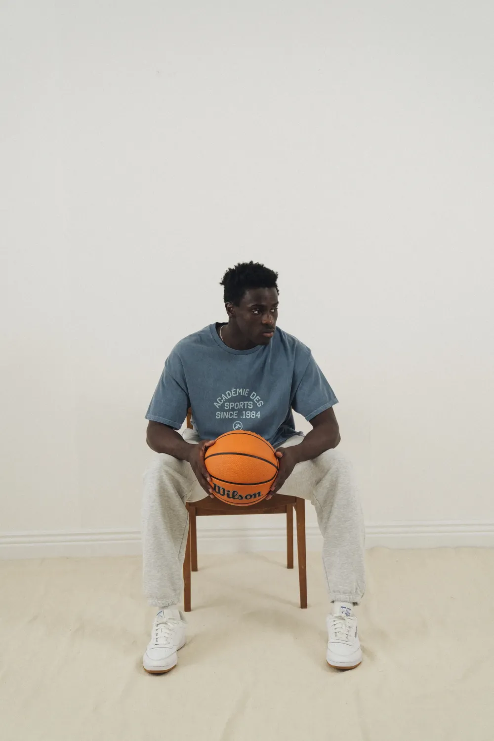 Vice 84 'Académie Des Sports' Vintage Washed Tee - Denim