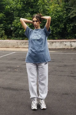 Vice 84 'Académie Des Sports' Vintage Washed Tee - Denim