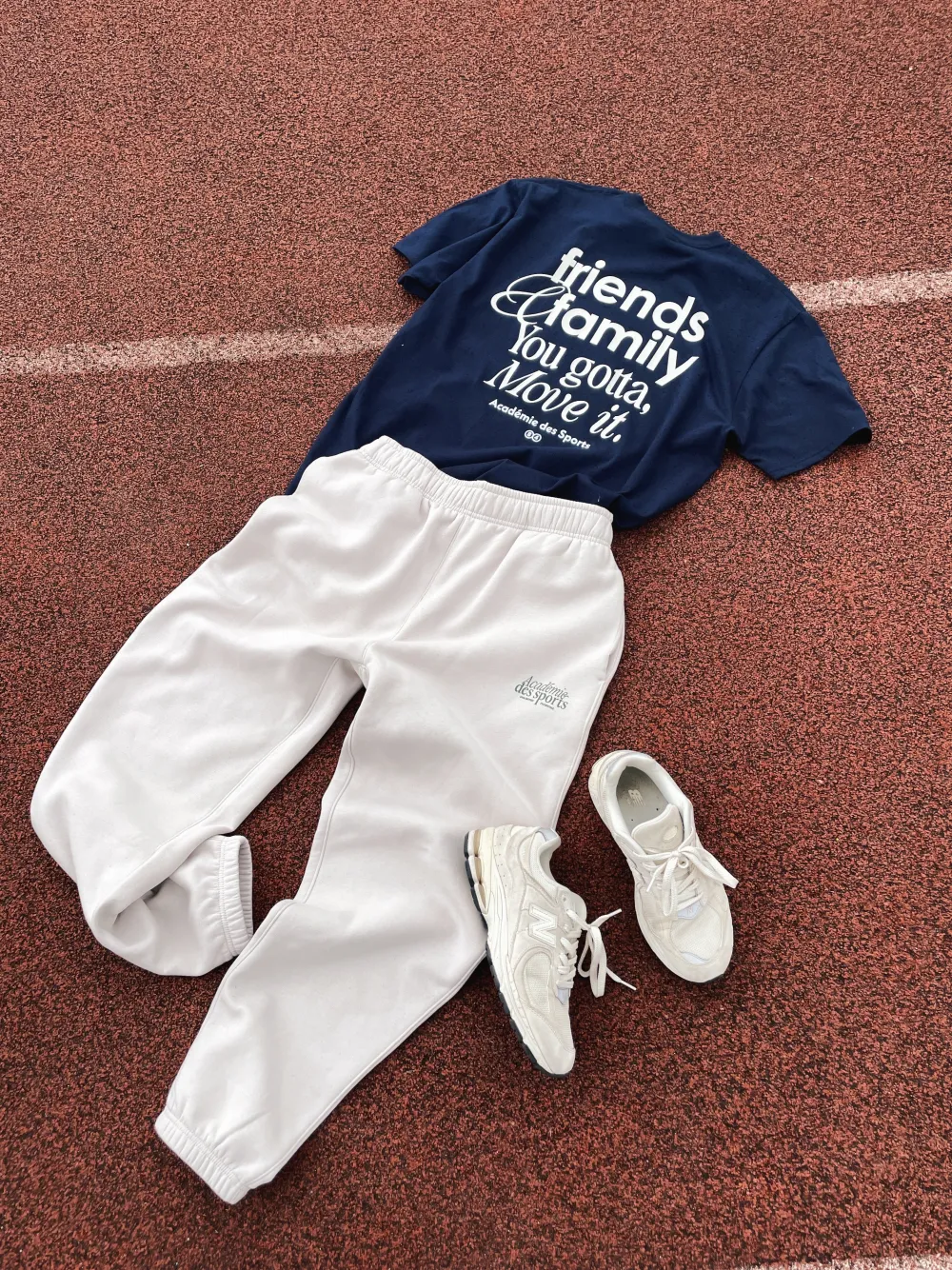 Vice 84 'Académie Des Sports Script' Joggers - Bone