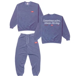 Vice 84 'Always Moving' Sweater & Jogger Set - Vintage Washed Violet