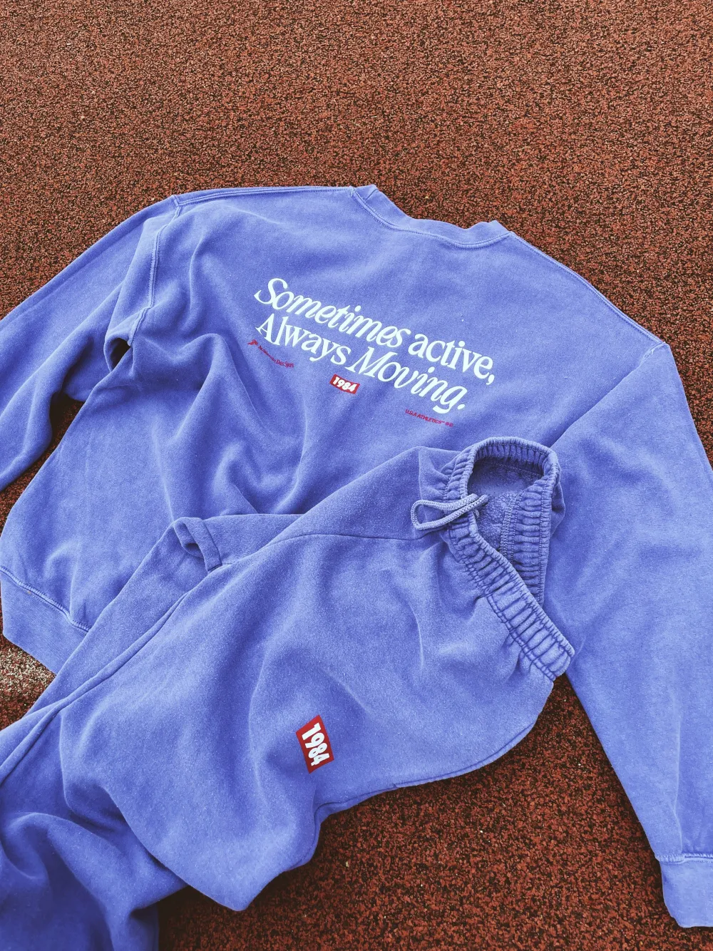 Vice 84 'Always Moving' Sweater & Jogger Set - Vintage Washed Violet