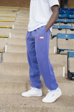 Vice 84 'Always Moving' Vintage Washed Joggers - Violet