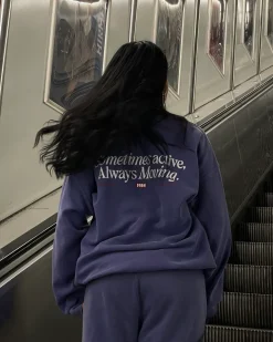 Vice 84 'Always Moving' Vintage Washed Sweater - Violet