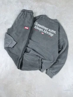 Vice 84 'Always Moving' Vintage Washed Sweater - Black