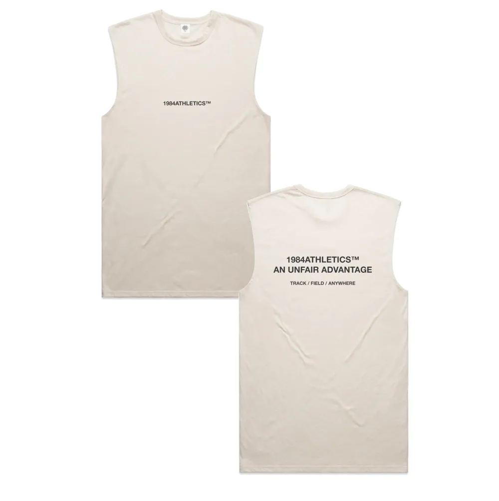 Vice 84 'Athletics' Active Tank - Ecru