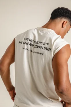Vice 84 'Athletics' Active Tank - Ecru