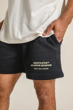 Vice 84 'Athletics' Jogger Shorts - Black