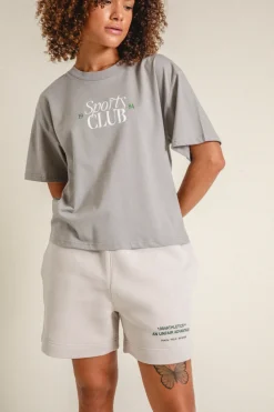 Vice 84 'Athletics' Jogger Shorts - Bone