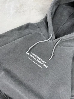 Vice 84 'Athletics' Vintage Washed Hoodie - Black