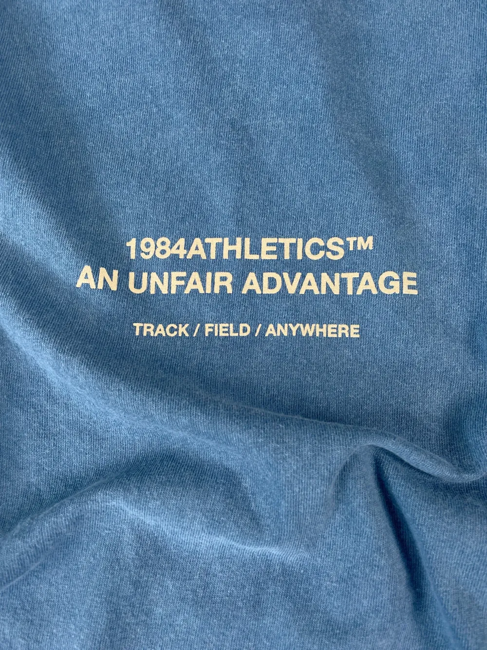 Vice 84 'Athletics' Vintage Washed Tee - Pacific Blue