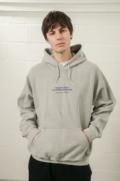 Vice 84 'Athletics' Vintage Washed Hoodie - Ash