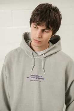 Vice 84 'Athletics' Vintage Washed Hoodie - Ash