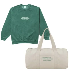Discounted Bundles Vice 84 'Athletics' Vintage Washed Sweater & Gym Bag