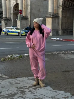 Vice 84 'Baseline' Joggers - Vintage Washed Rose Pink