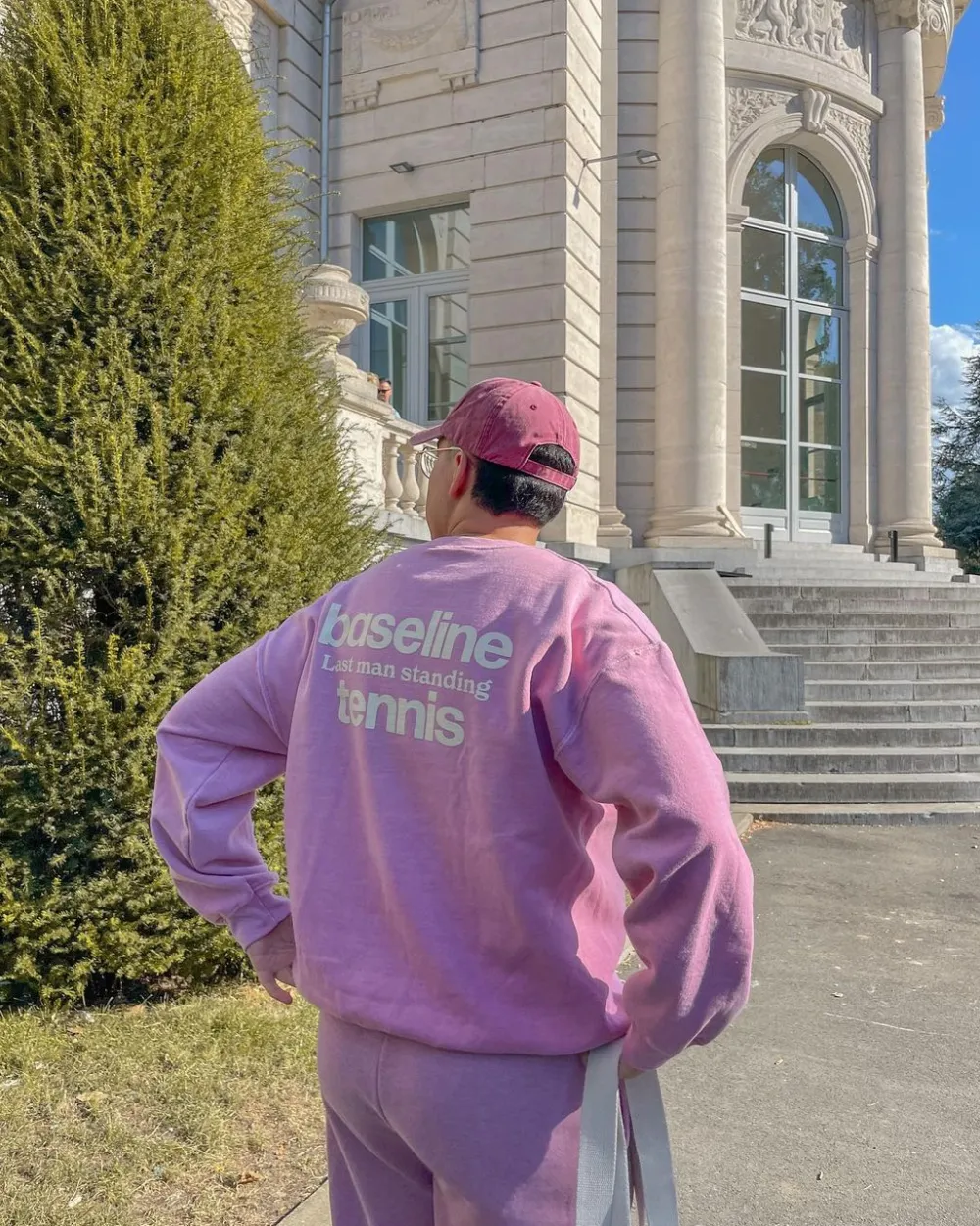 Vice 84 'Baseline' Sweater & Jogger Set - Vintage Washed Pink