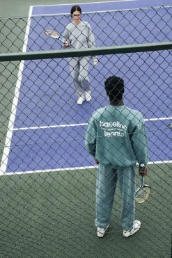 Vice 84 'Baseline' Sweater & Jogger Set - Vintage Washed Green