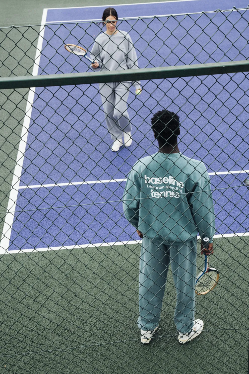 Vice 84 'Baseline' Sweater & Jogger Set - Vintage Washed Green