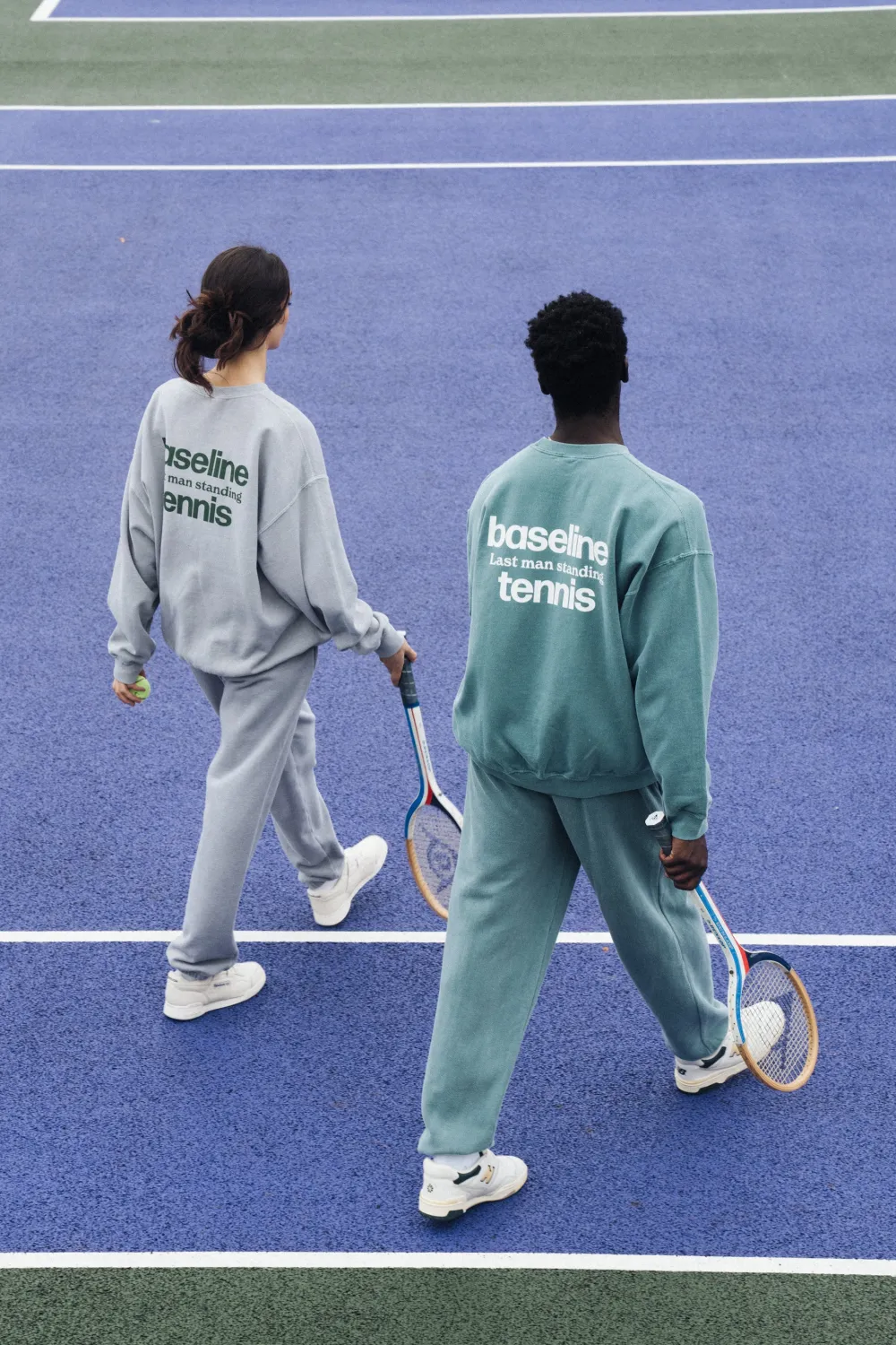 Vice 84 'Baseline' Sweater & Jogger Set - Vintage Washed Green