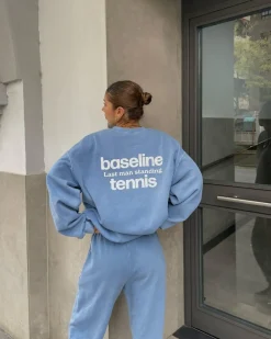 Vice 84 'Baseline' Sweater & Jogger Set - Vintage Washed Baby Blue
