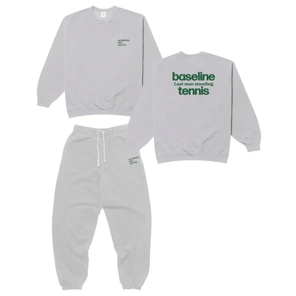 Discounted Bundles Vice 84 'Baseline' Sweater & Jogger Set - Vintage Washed Ash Grey