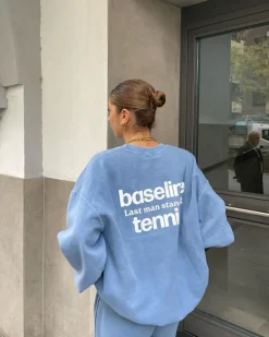 Vice 84 'Baseline' Sweater - Vintage Washed Baby Blue