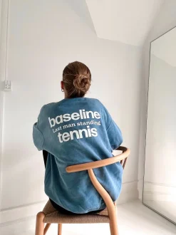 Vice 84 'Baseline' Sweater - Vintage Washed Baby Blue
