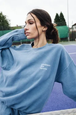 Vice 84 'Baseline' Sweater - Vintage Washed Baby Blue
