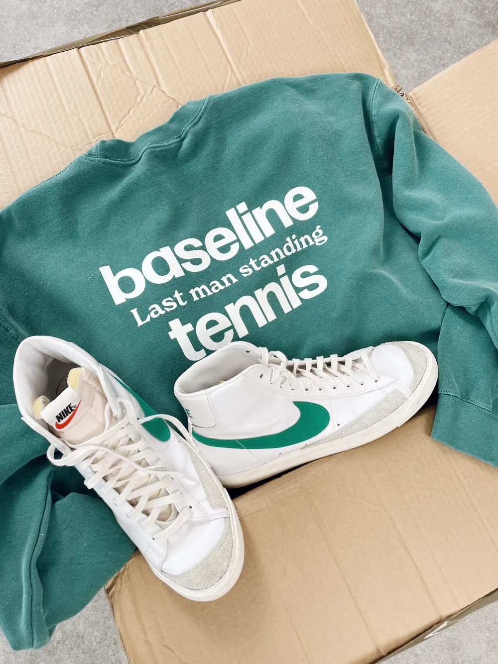 Vice 84 'Baseline' Sweater - Vintage Washed Green