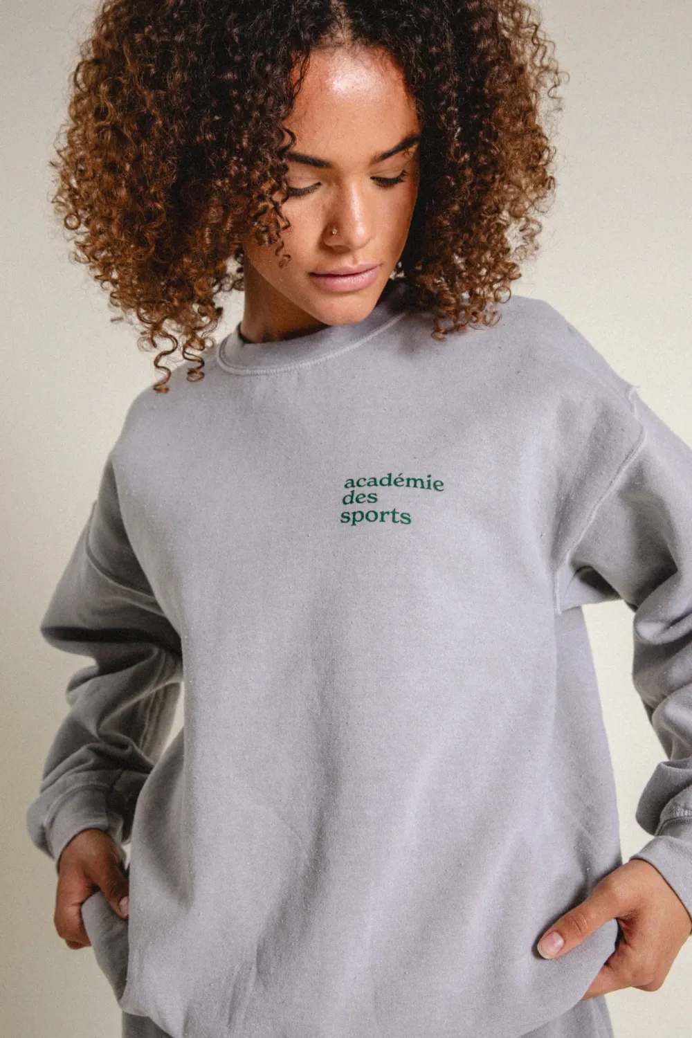 Vice 84 'Baseline' Sweater - Vintage Washed Ash Grey