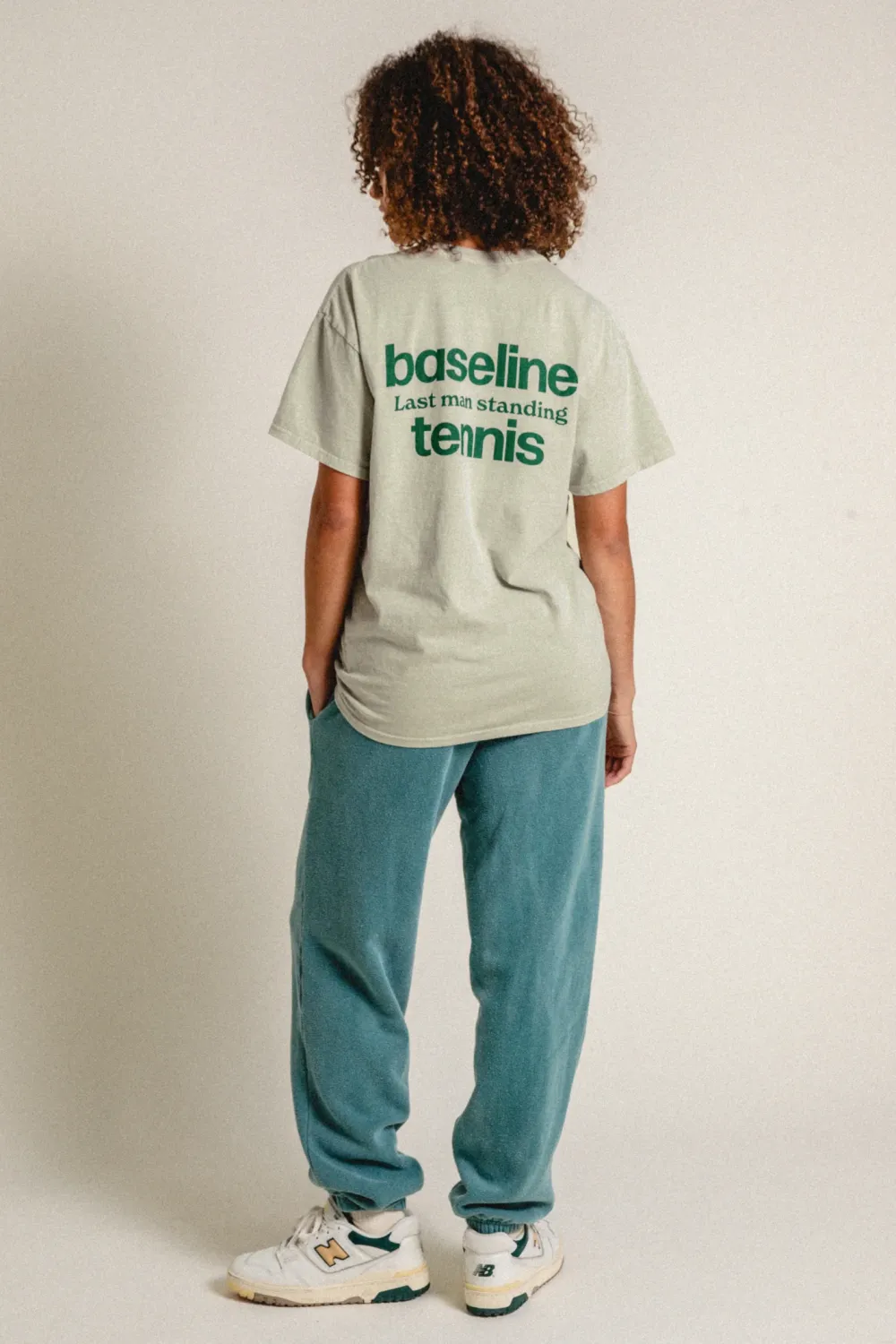 Vice 84 'Baseline' Tee - Vintage Washed Stone
