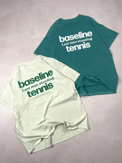 Discounted Bundles Vice 84 'Baseline' Washed Tees Twinpack - Green/Stone