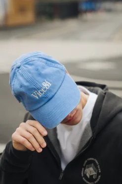 Vice 84 'Classic' Cap - Washed Blue
