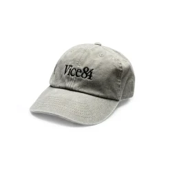 Vice 84 'Classic' Cap - Washed Grey