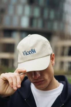 Vice 84 'Classic' Cap - Washed Cream