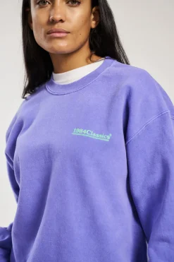 Vice 84 'Classics' Vintage Washed Sweater - Orchid