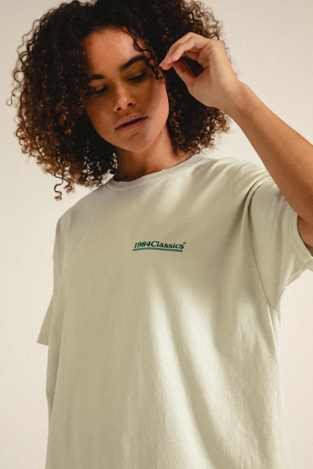 Vice 84 'Classics' Vintage Washed Tee - Cream