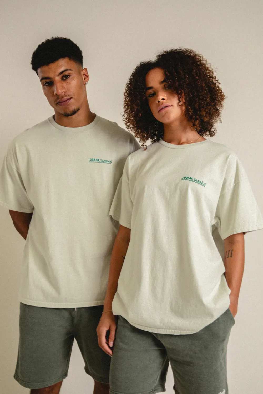 Vice 84 'Classics' Vintage Washed Tee - Cream